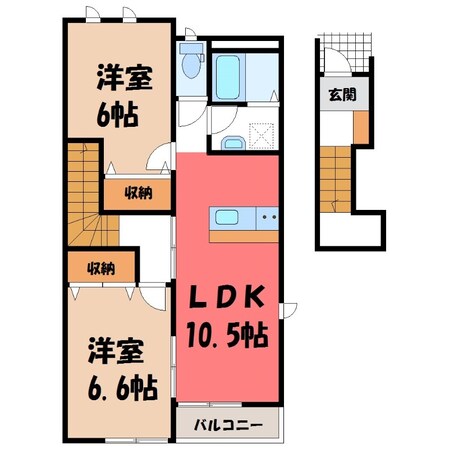 サンパレスの物件間取画像